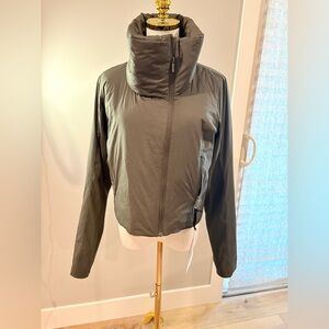 lululemon Sleek City Jacket.  Dark olive Green Puffer Jacket